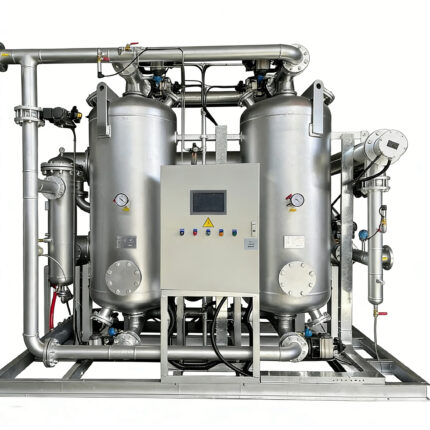 Large-capacity industrial compression thermal adsorption air dryer
